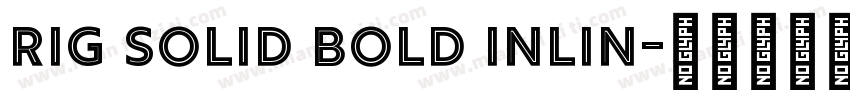 Rig Solid Bold Inlin字体转换